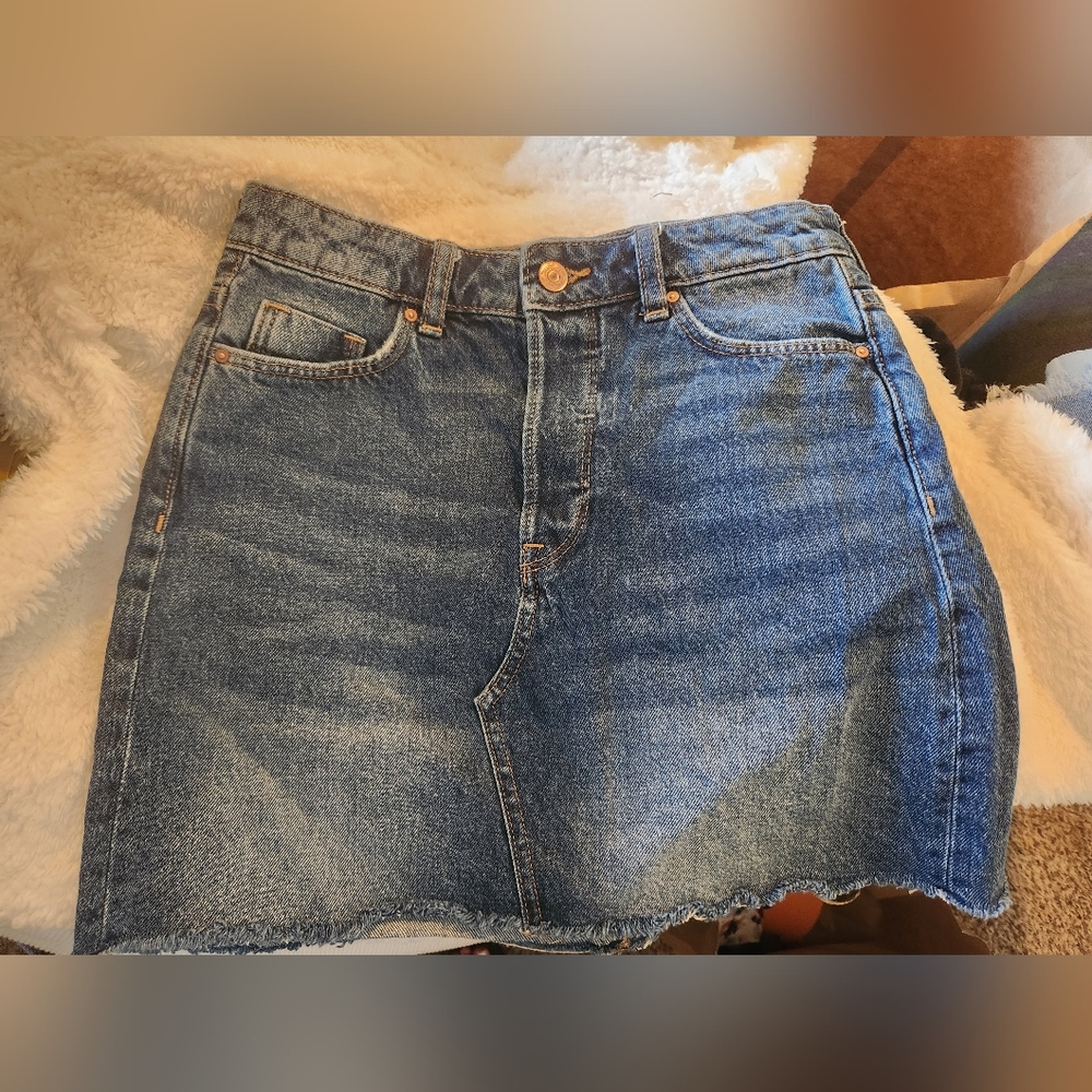 H & M Denim Skirt Size 2